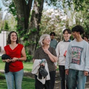 Cathedral Parish People Walking