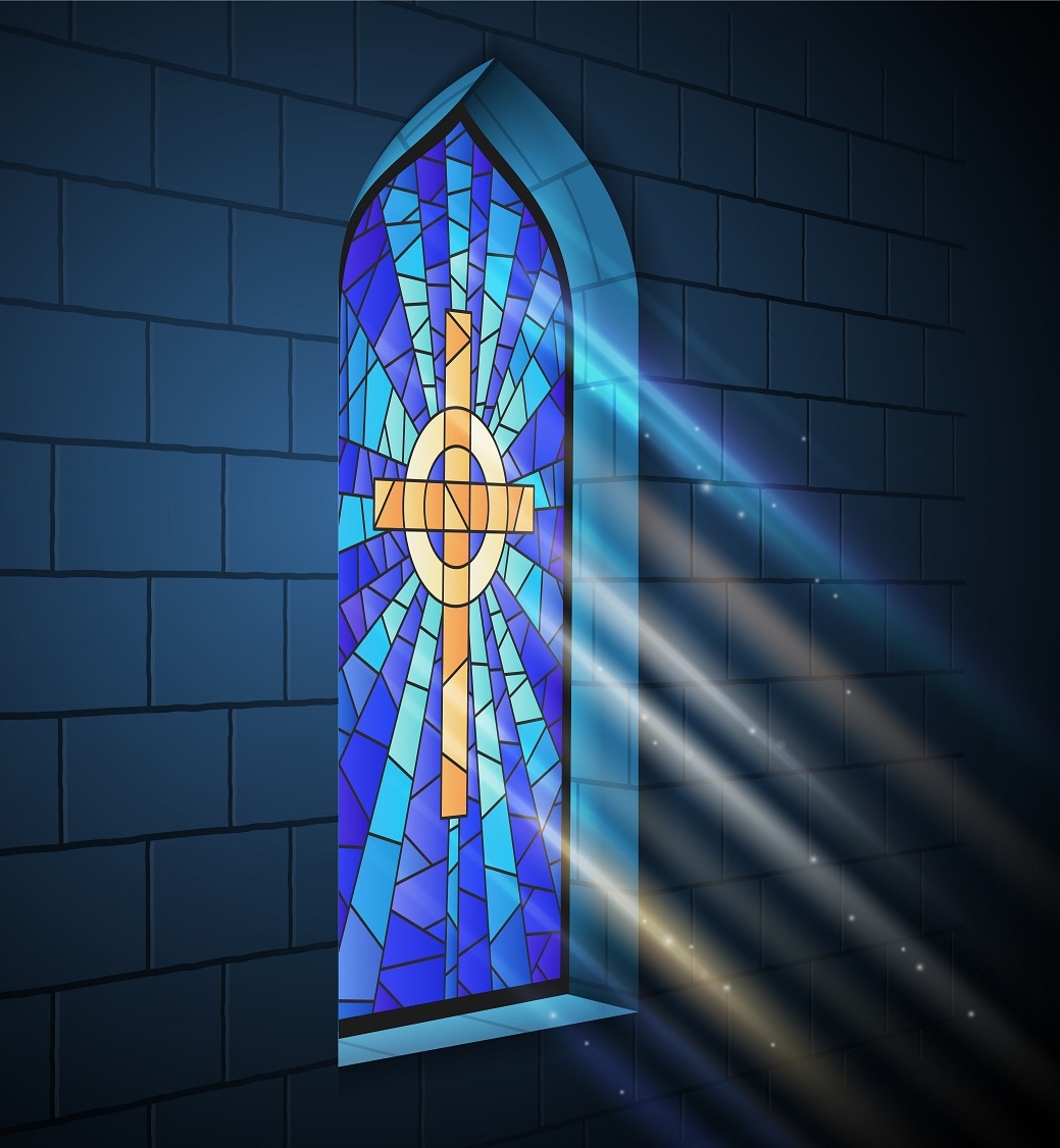 Stained glass mosaic RSZ