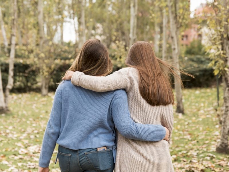 Women Walking Friends Friendship Journey Support
