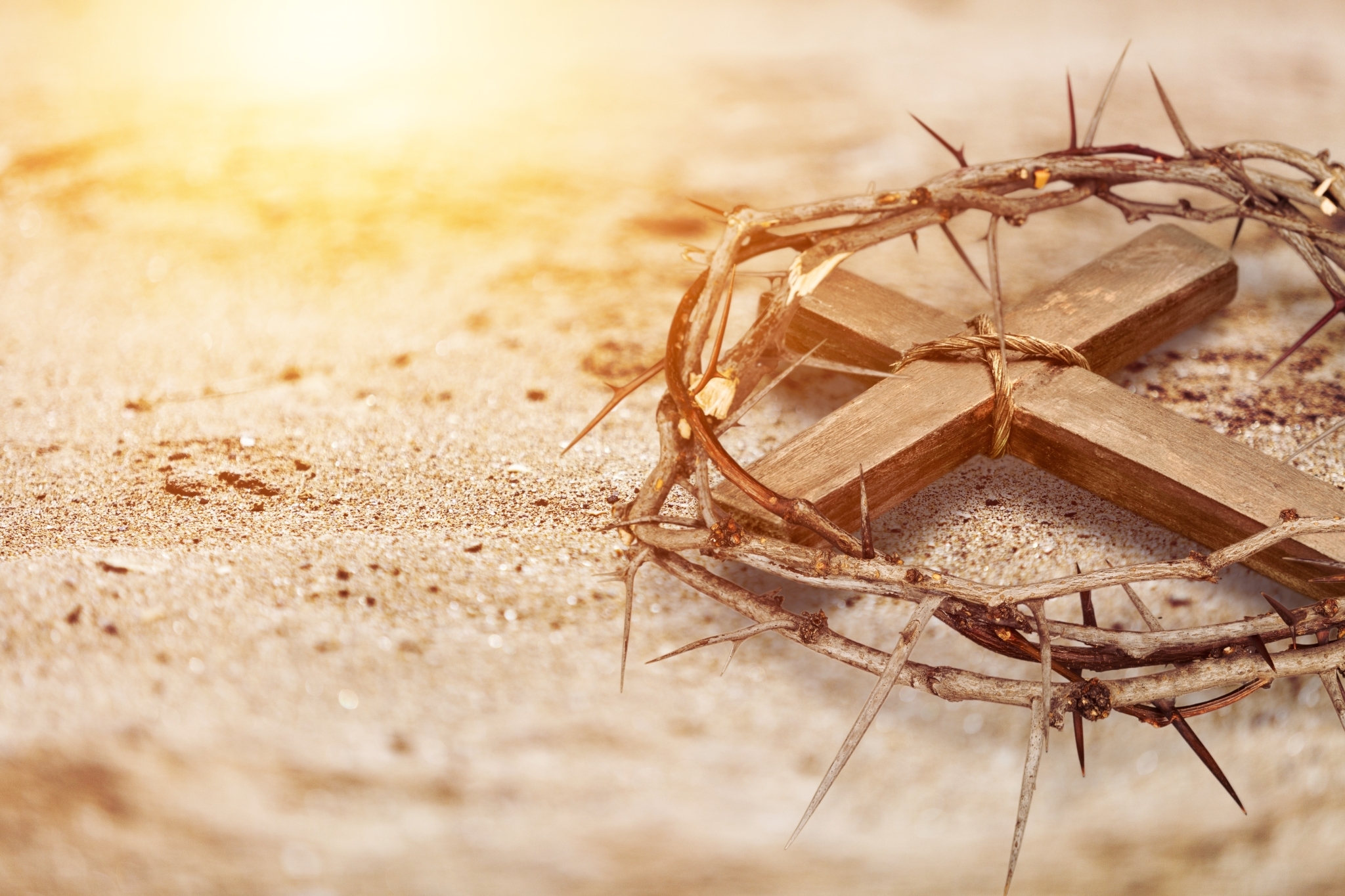 Easter Cross Crown of Thorns