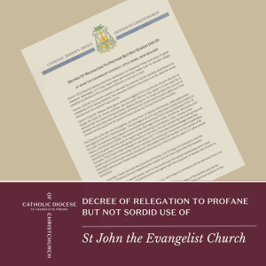 St John the Evangelist Decree 1