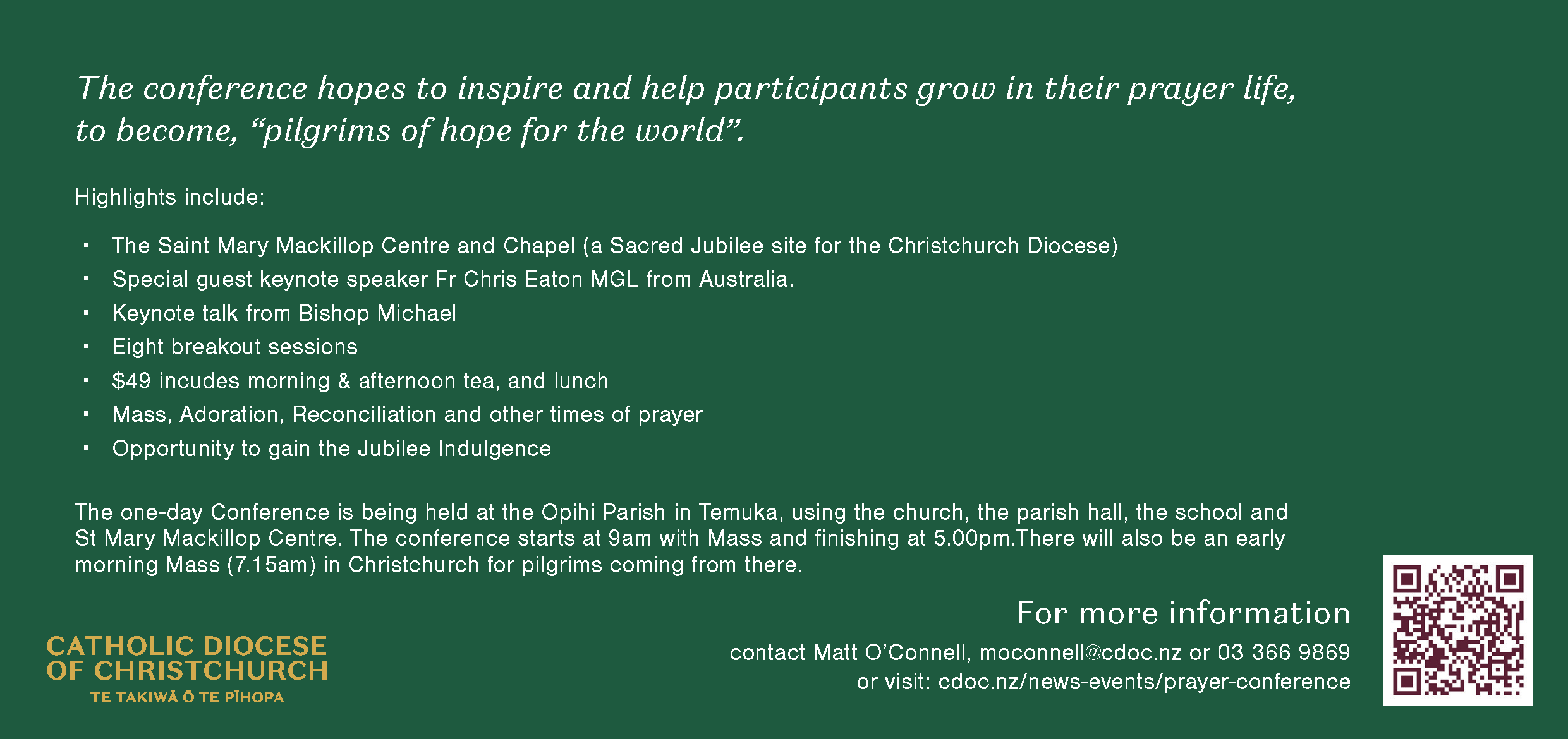 Jubilee Prayer Conference DL Page 2