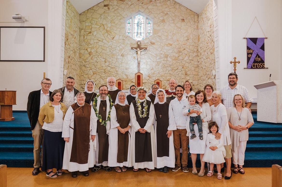 Sr Giovanna with the Beatitudes Community