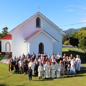 St Paul Kokatahi Centenary everyone outside
