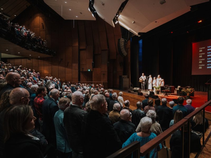A Night at the Conclave Singing Music