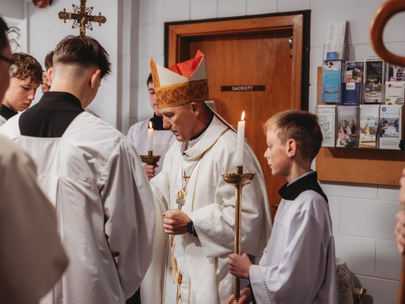 Vocations Bishop Michael Altar Servers