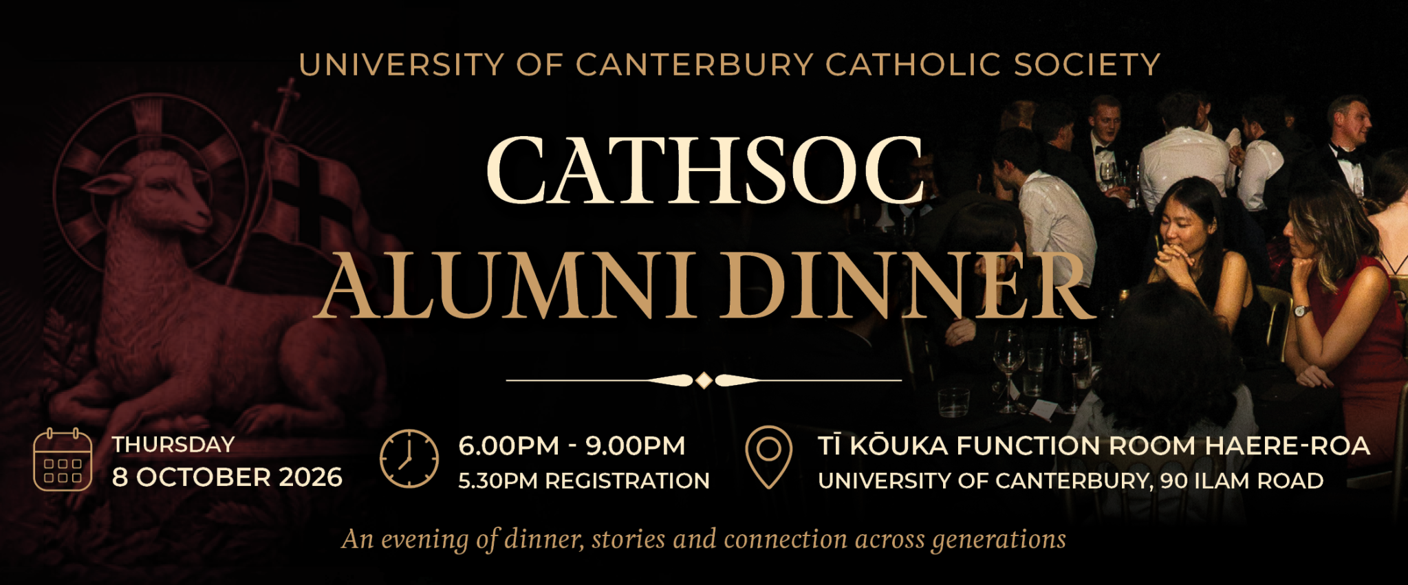 Cath Soc Alumini Dinner Banner Ad