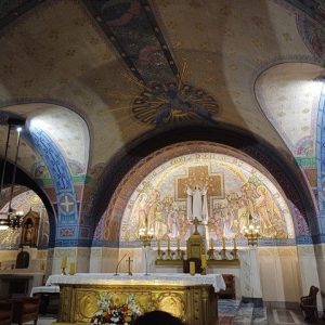WYD 23 Crypt in the Basilica of St Therese of Lisieux in Lisieux