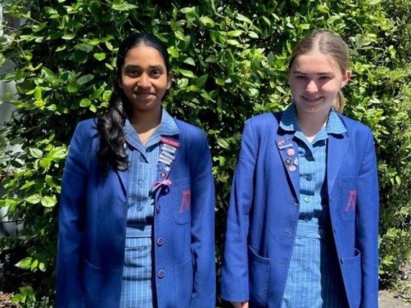 Seyara de Silva Yr 9 10 Ruby Love Smith Yr 11 13